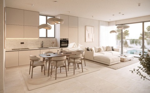 Investment villa 3+1 guaranteed yield 5% 150 m from the sea, right by the Marina in Cyprus